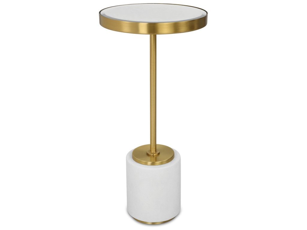 Laurier Drink Table, White