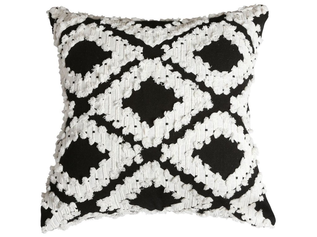 Fringe Element Pillow - Day And Night