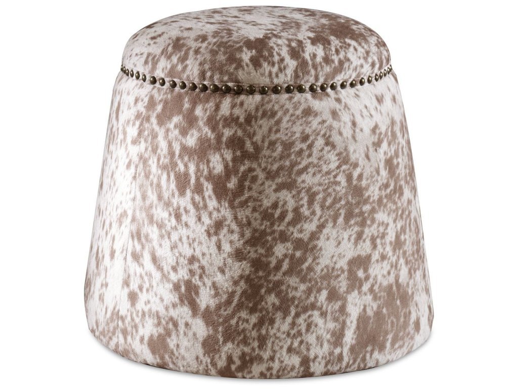 Gumdrop Ottoman, Cow Hide