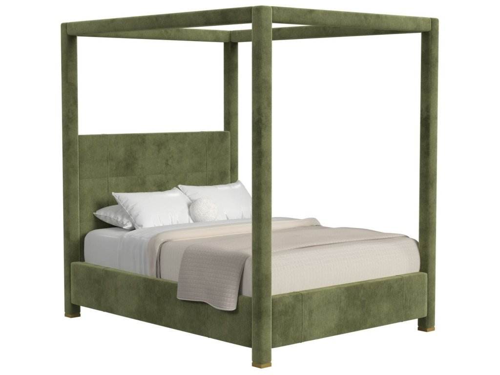 Hibernate Canopy Bed, Queen - Antique Loden , 2 Cartons