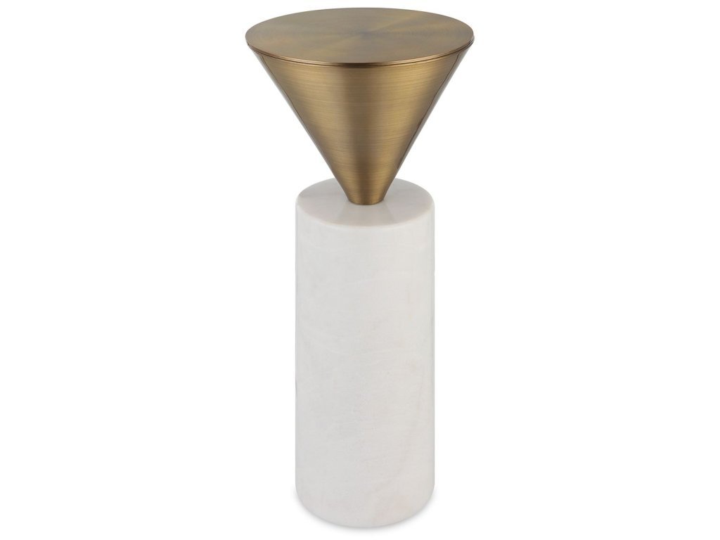 Top Hat Drink Table, Brass