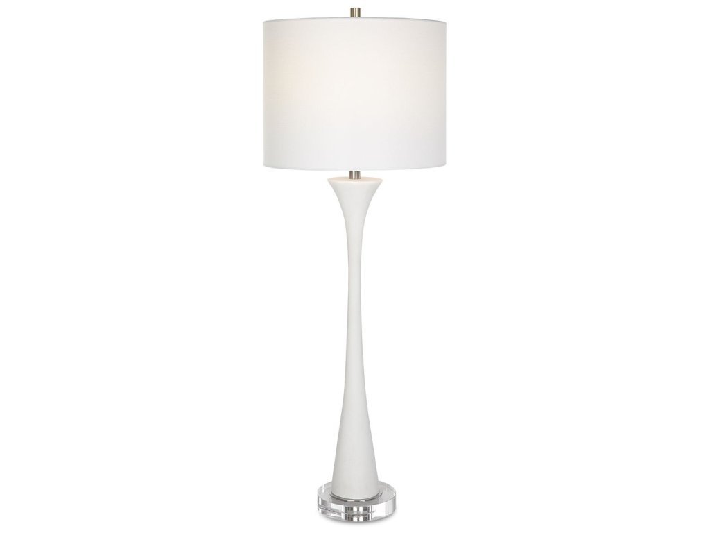 Fountain Buffet Lamp, White