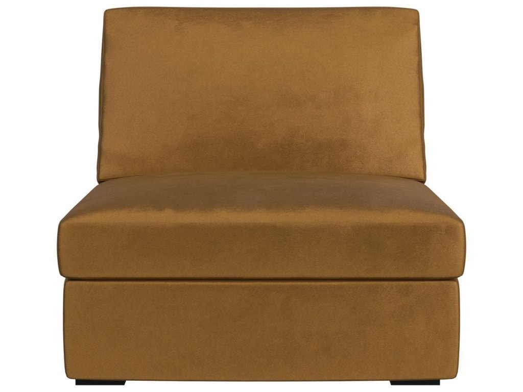 Luxe Sofa, Armless - Bliss Bronze