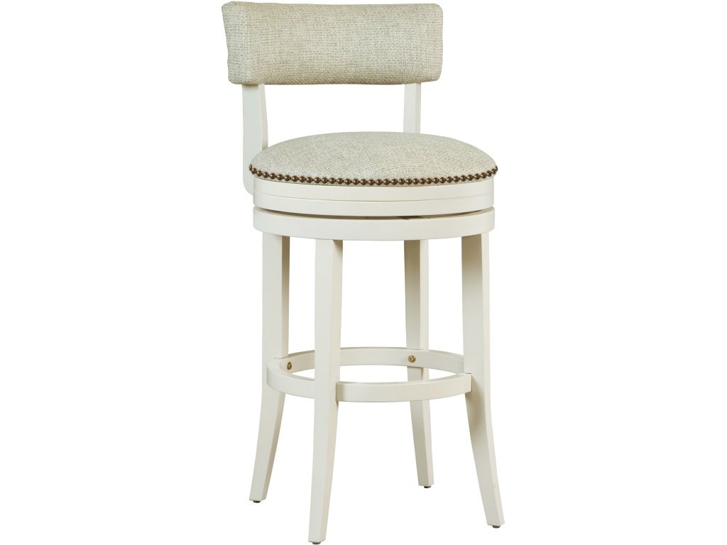 Mojave Iv Swivel Bar Stool With Nailheads
